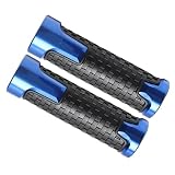 MTKXZHAO Manopole in Alluminio CNC e Gomma, Copri-manopole acceleratore per BMW G310GS G 310GS G310 GS 2017-2023 all Years manopole Manubrio in PVC da 7/8" (22 mm)