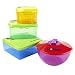 Fit & Fresh Kids' Healthy Lunch Kit, 13-Piece Reusable Portion Control Container Set with Removable Ice Packs, BPA-Free, Freezer/Microwave/Dishwasher Safe