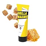 Purple Gorilla/Gorilla Waxing/自宅用コールドシュガーワックスキット、ボディ&フェイス用、女性用&男性用ワックスキット、ビキニ レッグ フェイス セルフケアキット、150グラム（5.29オンス）シュガーリングワックス