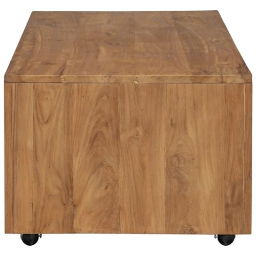 Meuble bas rustique en teck massif pour salon contemporain chic - 5
