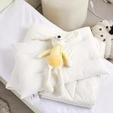 HOMESCAPES Premium Kids Wool Duvet – 120 x 150 cm, Lightweight, Winter/Summer,100% Cotton Cover, Hypoallergenic, Washable and Eco-Friendly - Image 6