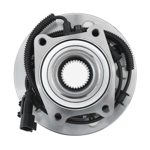 Image of Detroit Axle - 2 Front Wheel Bearing Hubs for 2017-2022 Chrysler Pacifica 20-22 Voyager 21-23 Grand Caravan, Replacement 2018 2019 2020 2021 Left and Right Wheel Bearing and Hubs Assembly
