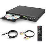 Blu Ray DVD Player, Full HD 1080P Blue Ray Player Play Multi Region DVDs & Region B/2 BluRay DVD Players UK, Support USB Flash Drive, CD DVD Blu-ray Player with HDMI AV Coaxial Output (Zone 2 Blu-ray)