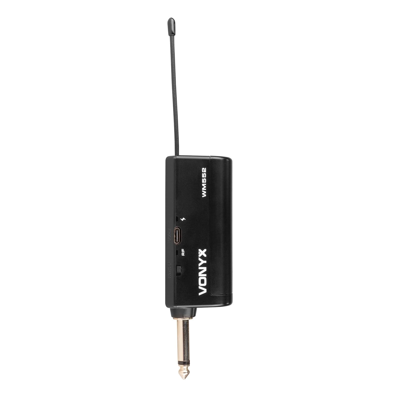 Vonyx WM552B Sistema inalámbrico UHF con 2 petacas | Dos petacas, diadema y solapa incluidas, 10 canales UHF, alcance hasta 50 m