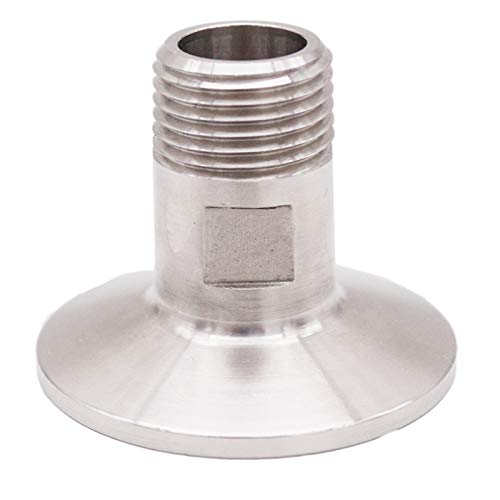 Raccord de brassage en acier inoxydable 304 de qualité supérieure 1,5" TC x 1/2" MPT