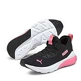 Turnschuhe für Mädchen PUMA Cell Vive Kinder Laufschuhe Turnschuhe Mädchen Schwarz/Rosa 38.5