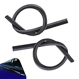 Zikefest 2PCS Wiper Blade Refill, 28 inch Windscreen Wiper Rubber Strips, DIY Replacement Windshield Wipers, Frameless Boneless Insert Silicone Strips, Universal for Car, Truck, SUV