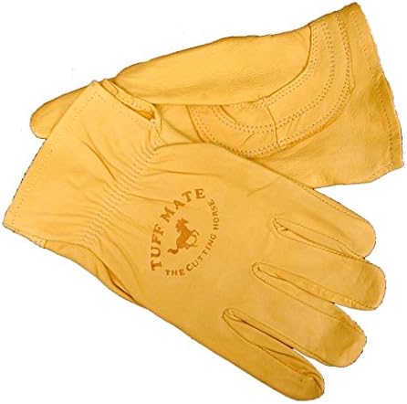 Tuff Mate Gloves 1301 Cutting Horse Glove Tan L
