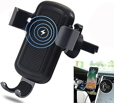 Amazon Topfit Qiワイヤレス携帯電話ホルダー 車充電器マウント 日産 Auto Clamping Qiワイヤレス充電器高速充電車空気ベントクレードルfor電話8 8plus X Samsung Galaxy S6 S7 S8 Samsung Note 8 Note 5 家電 カメラ オンライン通販
