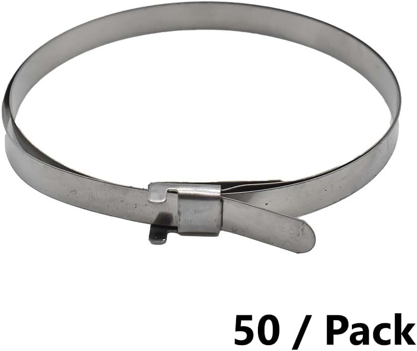 Interstate Pneumatics H920-50PK CV Boot Band Clamp - Round Large Type - 50/PK