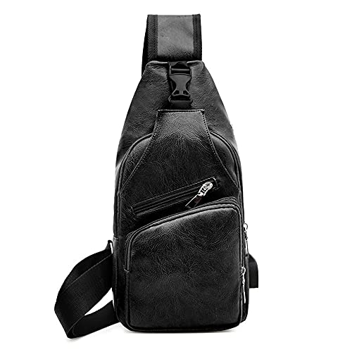 Bolso cruzado casual de tela PU ideal para tus escapadas de deportes al aire libre
