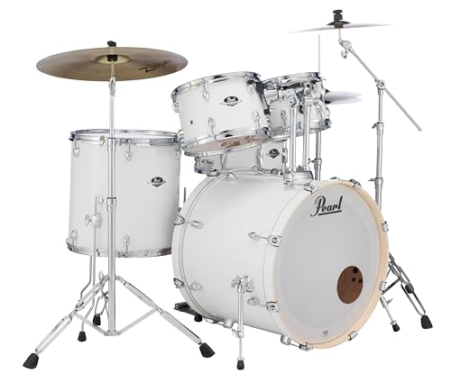 image for Pearl Export EXX725/C 5-Piece Drum Set with Snare Drum - Pure White