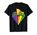 Power Rangers Rainbow Prism And Classic Logo Camiseta