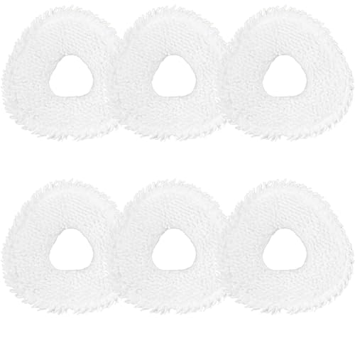 6 Stück Wischtücher Zubehör geeignet für Narwal Freo X Ultra / J4 / J4 Lite Saugroboter Mikrofaser Wischpad Waschbare Wischtücher Ersatzteile