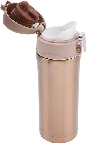 Botella de agua aislada de acero inoxidable taza portátil de viaje al vacío taza de café y té de 118fl oz a prueba de fugas para oficina hogar dorado disponible en Yaxa Colombia