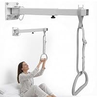 Trapezstange galgen für Bett bettgalgen Bettlift für ältere Menschen Senioren Rohrgriff Medizinisches Trapez für Krankenhaus Bettstange Transferschiene Trapezoidal Bar for Bed Mobility Aids Bedside