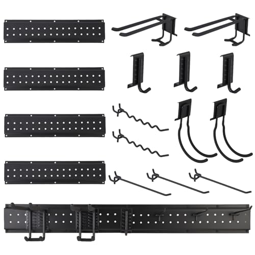 66' Garage Tool Organizer Wall Mount, Heavy-Duty Garden Tool...