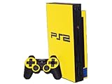 Lemon Yellow - Vinyl Decal Mod Skin Kit by System Skins - Compatible with PlayStation 2 Console