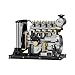 LETDIYMOC 4 Cylinder Diesel Metal Engine Model That Works, L4 Metal Engine 1/10 DIY Mini OHV Inline Engine Model with Cooling System Educational Collection Toys for Adult Teachers