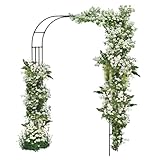PERSONNALISEZ VOTRE ESPACE EXTERIEUR : Cette pergola en treillis peut être adaptée pour accueillir une grande variété de plantes grimpantes ou décorations selon vos préférences. Vous pouvez y ajouter des plantes grimpantes, des lumières décoratives, des fleurs et des ballons colorés pour créer l'ambiance parfaite
