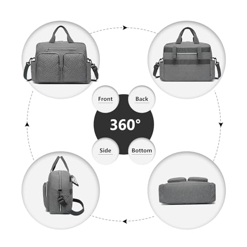 Kono Bolso Cambiador para Bebé Impermeable de Gran Capacidad con Bolsillos Térmicos y Varios Compartimentos, Bolsa de Maternidad y Pañales Unisex para Mamá y Papá, Ideal para Viaje, Hospital y Paseo - imagen 3