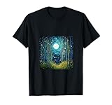 Enchanteur étoilé forêt de bambou peinture une aventure nocturne fantaisiste