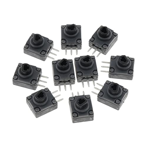 10X LT RT Trigger Potentiometer Switches Replacement for Microsoft Xbox 360 Controller - Black