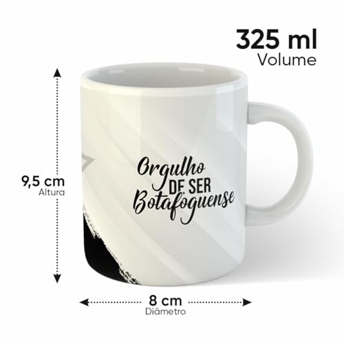 Caneca Botafogo Orgulho De Ser Botafoguense Presente 325 ml