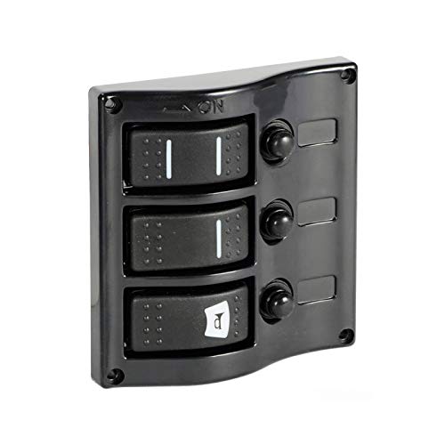 Osculati Pannello 3 Interruttori Grafite