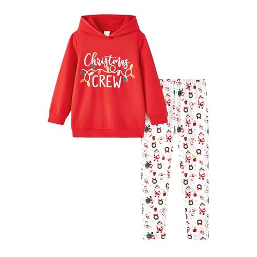 Image of PATPAT Girls 2 Piece Outfits Long Sleeve Hoodie and Leggings Clothing Set Outfits for Girls 4-12Y Fall /Winter Outfits