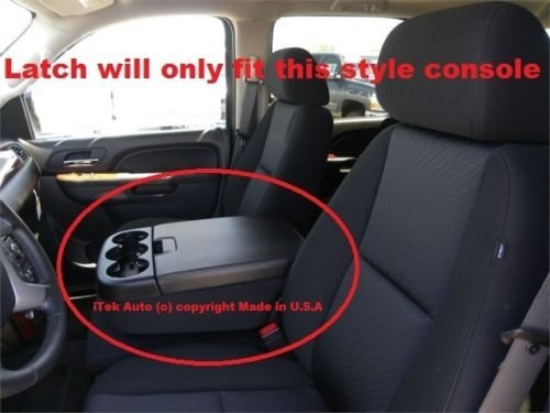 Itek Auto Unbreakable! Replacement Center Console Latch Redesigned! Made In U.s.a! 07-14 Silverado Suburban Tahoe Avalanche Sierra Yukon 20864151 20864153 20864154 10296 Armrest Door Handle Lock Clip #TOP6