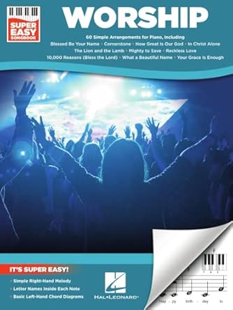 Worship - Super Easy Songbook for Beginner Piano
