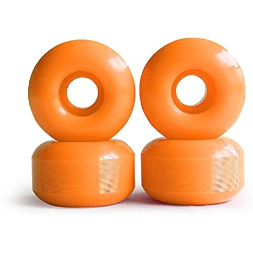 Rideback 4Pcs Skateboard Wheels, Skateboard Wheels Without Bearings 52mm 95a Street Wheels Skateboard Tricks, Skateboard Wheels