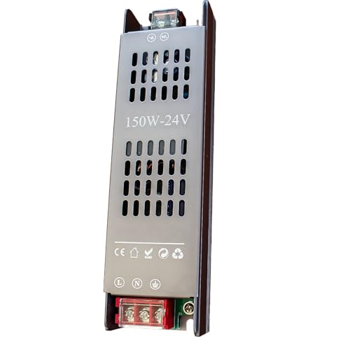 Alimentation LED Slim 24V 150W transformateur réglable IP20 pour ruban