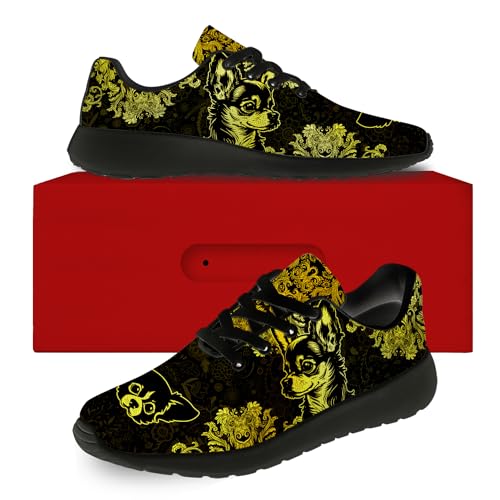 Cute Chihuahua Print Shoes for Men Women Lightweight Comfort Running Tennis Walking Sneakers Puppy Pet Gifts for Dog Lovers2