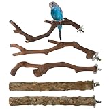 Perchoirs polyvalents pour oiseaux: ces perchoirs conviennent aux perruches, perruches, calopsittes, budgies, perroquets, conures et s. Ils offrent un lieu de repos polyvalent qui augmente le confort et favorise la santé des jambes grâce à des textures et des formes variées. Parfait pour une utilisation quotidienne dans les cages ou les volières.