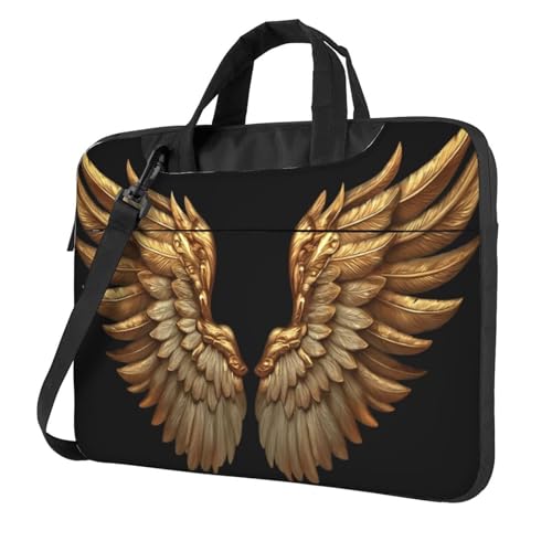 Sacoche pour ordinateur portable 15,6 Gold Wings housse protection rembourrée sacoche PC