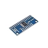 Este es un mapa para los canales opto multiplexor/demultiplexor CD74HC4067 analógico/digital convertidor 16 de práctica.Este chip es un interruptor giratorio - el encaminamiento dentro de la espiga común (COM en el diagrama, mapa GIS) en uno de los 16 canales pasadores (CHANxx).Se trabaja con señales digitales y analógicas (tensión no exceda VCC) y los compuestos de funcionar en ambas direcciones.