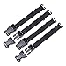 Jkjhbhged 4Pcs Molle Straps Backpack Vest Adapter Belts for Outdoor Sports Climbing Hiking Hunting Bags Chest Straps A, Black