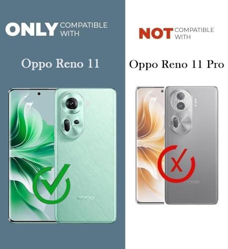 Image of Jkobi Back Cover for Oppo Reno11 5G (Silicone Clear Shockproof Case with Camera Protection | Soft and Flexible | Transparent)