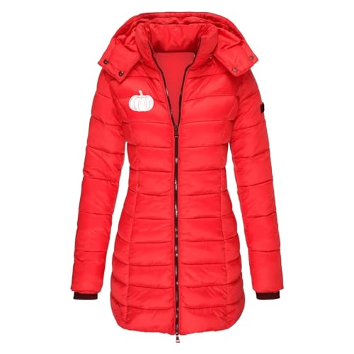 Manteau d'hiver chaud veste matelassée longue NZYIHAO avec capuche et fermeture zippée