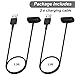 Charger for Fitbit Charge 6/5, Fitbit Luxe, Replacement USB Charging Cable Cord for Fitness Trackers [2-Pack, 1m/3.3ft]