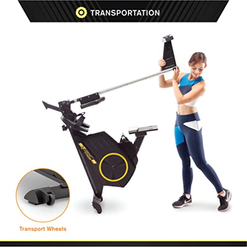 Circuit Fitness Circuit Fitness Deluxe Foldable Magnetic Rowing Machine With 8 Resistance Settings & Transport Wheels With Bluetooth #TOP5
