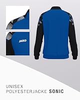 JAKO Polyesterjacke Sonic Unisex, royal/schwarz, L – Ansicht 4