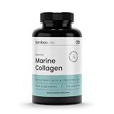 Bamboo Labs - Collagene Marino con Acido Ialuronico + Coenzima Q10-120 Capsule - Arricchito con Magnesio, Zinco, Vitamine A, C, D e B12 - Articolazioni Forti, Pelle Tesa ed Energia