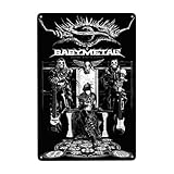 KAKIFE メタルポスターサイン Babymetals メタル ブリキ看板 装飾 コーヒーバー カフェ ウォールアート プリント 装飾 リビングルーム 寝室 ホーム オフィス ギフト 8x12インチ