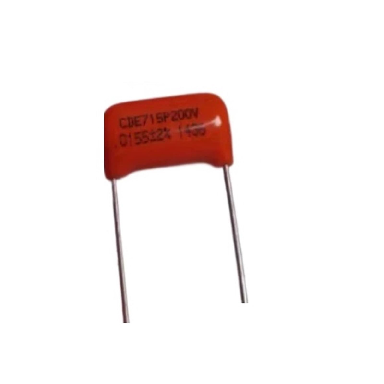 Condensateur 0.0155uF 200V de haute precision 2% avec ecartement de 13mm