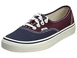 Type de talons : plat Vans U Authentic, Baskets Mode Mixte Adulte - Multicolore (Dress Blue/Figue), 40.5 EU (8 US)