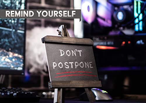 Mevetouch Tabletop Mini Chalkboard Signs, Restaurant Menu Sign For Catering Events, Party, Wedding,Kitchen Countertop Memo Board,Solid Pine Wood Frame Chalkboard Sign (Small, Torched Brown) #TOP3