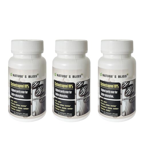 Telomere Supplements Cycloastragenol 10mg 99%, Supports Anti-Aging Telomerase Activation, Stomach Acid Protected and Super-Absorption, Telomere Lengthening Supplements, Made in USA, 90caps